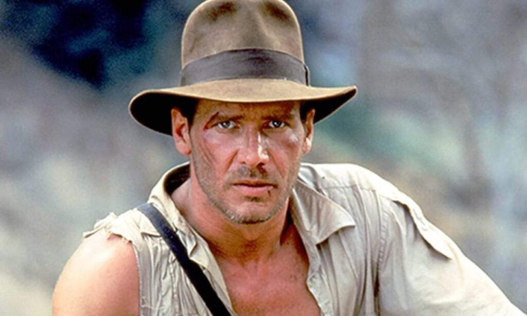 Harrison Ford en el papel del personaje de Indiana Jones