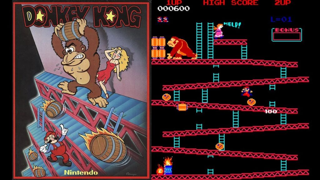 Videojuego de Donkey Kong lanzado para Nintendo en 1981