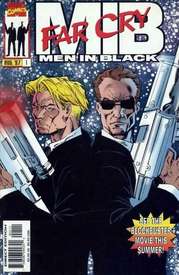 Cómic de Men in Black escrito por Lowell Cunningham en 1990