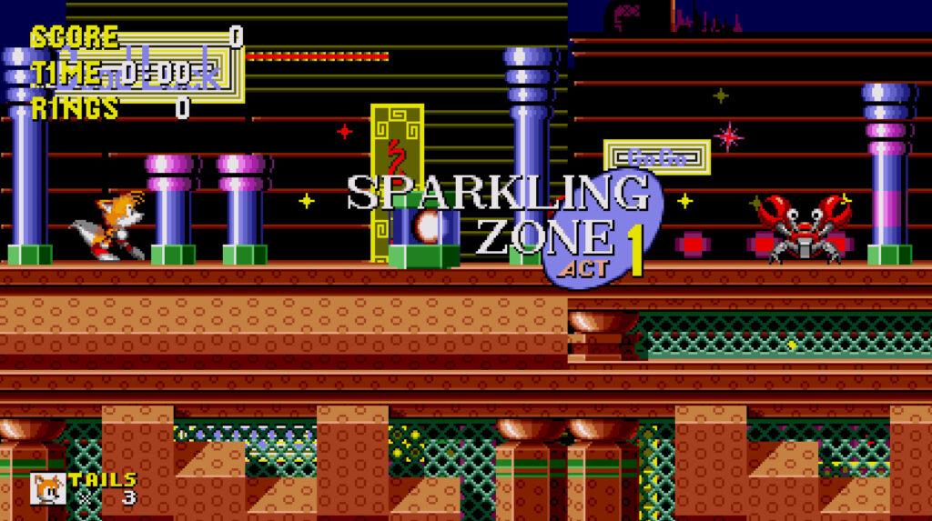 Mapa Spring Yard Zone del juego Sonic the hedgehog (1991)