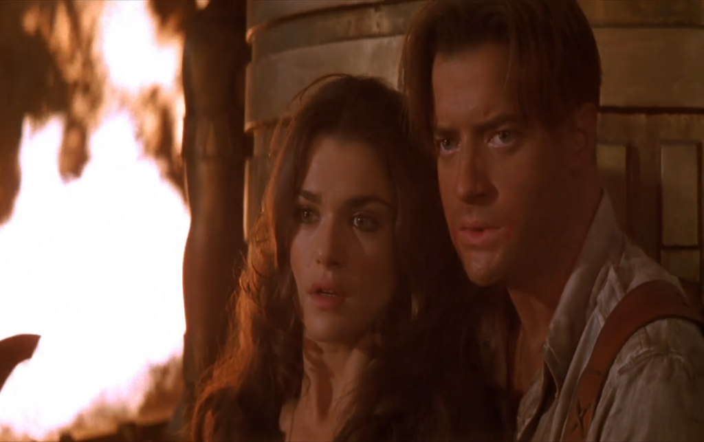 Brendan Fraser y Rachel Weisz en El regreso de la momia (2001)