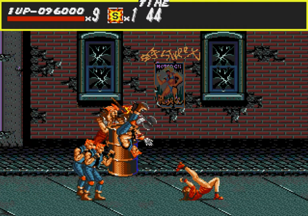 Personaje de Blaze en Streets of Rage