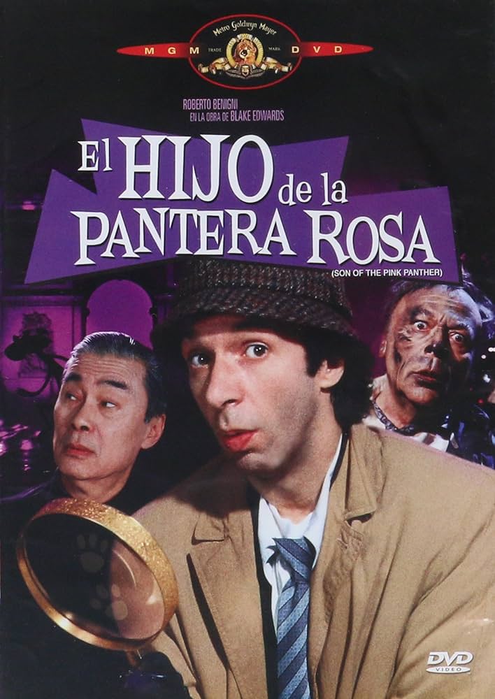 Carátula en dvd de la película El hijo de la pantera rosa (1993)