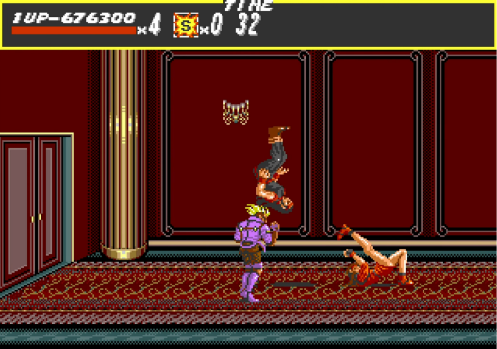 Octavo nivel del videojuego Streets of Rage (1991)