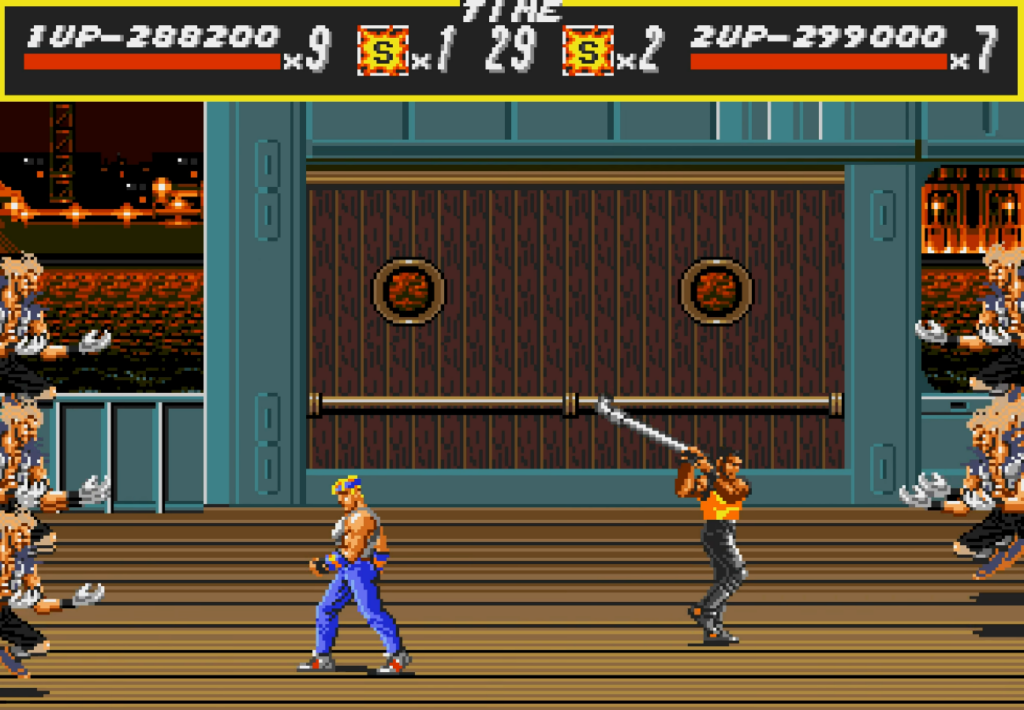 Los sonidos del videojuego Streets of Rage (1991) son excelentes