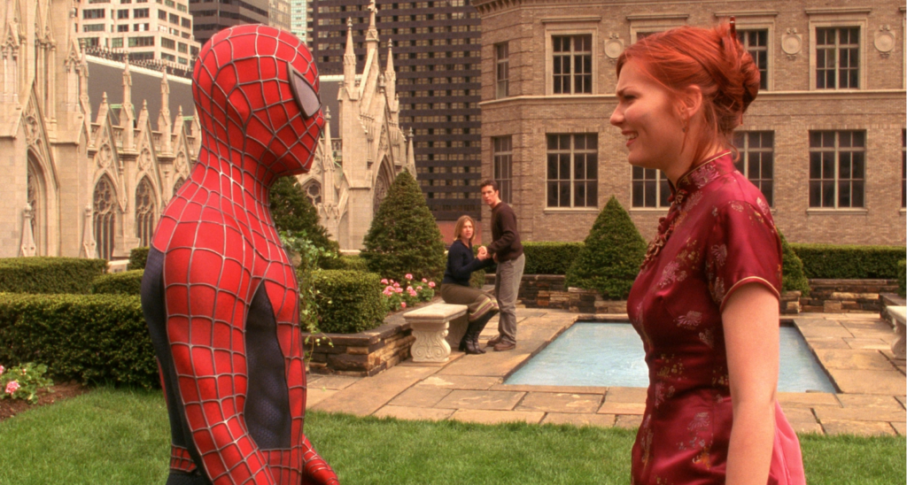 Kirsten Dunst interpreta a Mary Jane Watson en Spider-Man (2002)