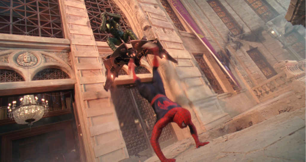 Spider-Man luchando contra el Duende Verde