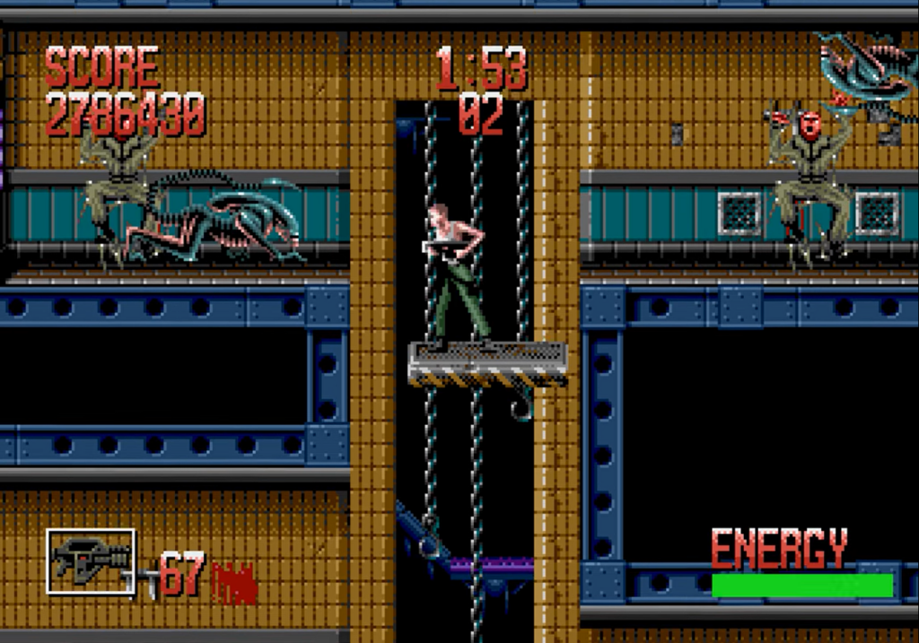 Sprites del videojuego Alien 3 (1992) para Sega Mega Drive