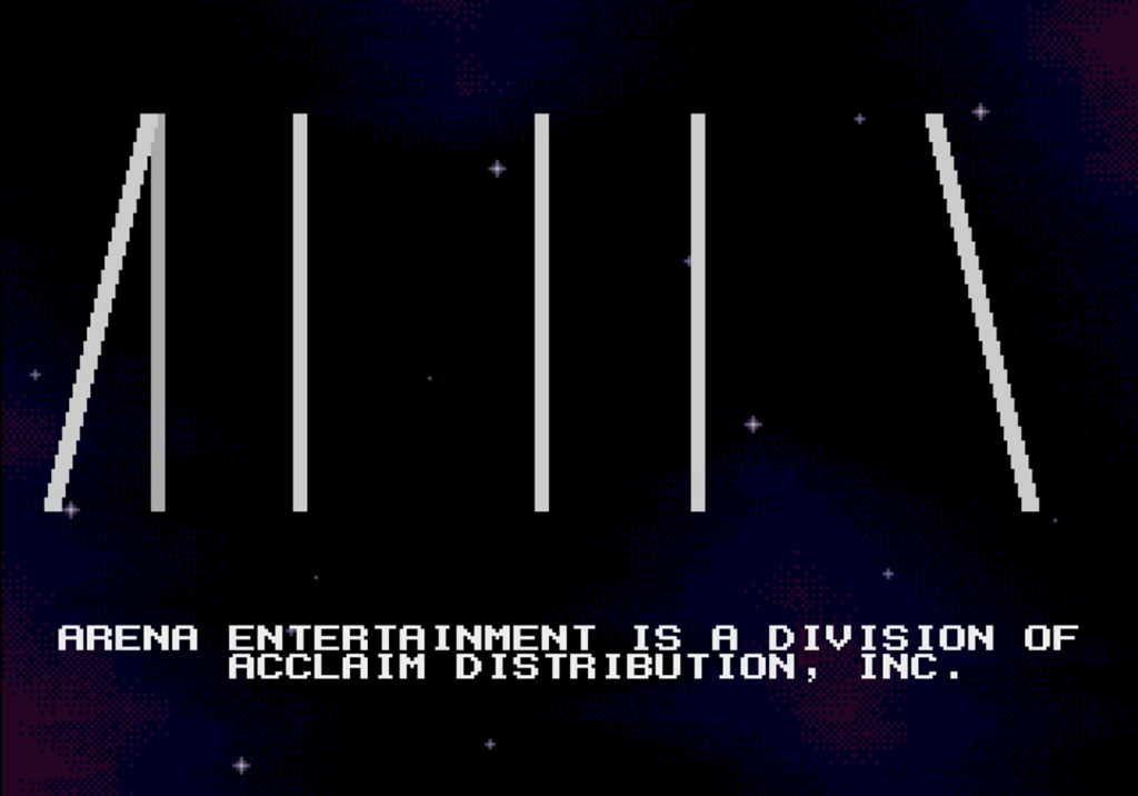 Animación inicial del título del videojuego Alien 3 de Sega Mega Drive