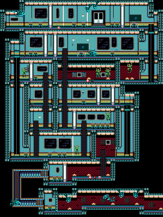 Gráficos de Alien 3 para Sega Master System