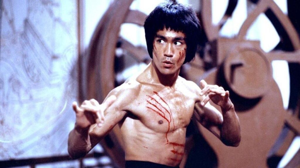 Fotograma de Bruce Lee en una de sus películas