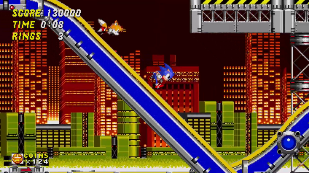 Fotograma de Sonic The Hedgehog 2 (1992) para Sega Mega Drive