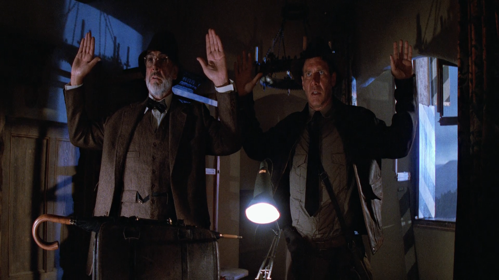 Harrison Ford y Sean Connery en Indiana Jones y la última cruzada (1989)