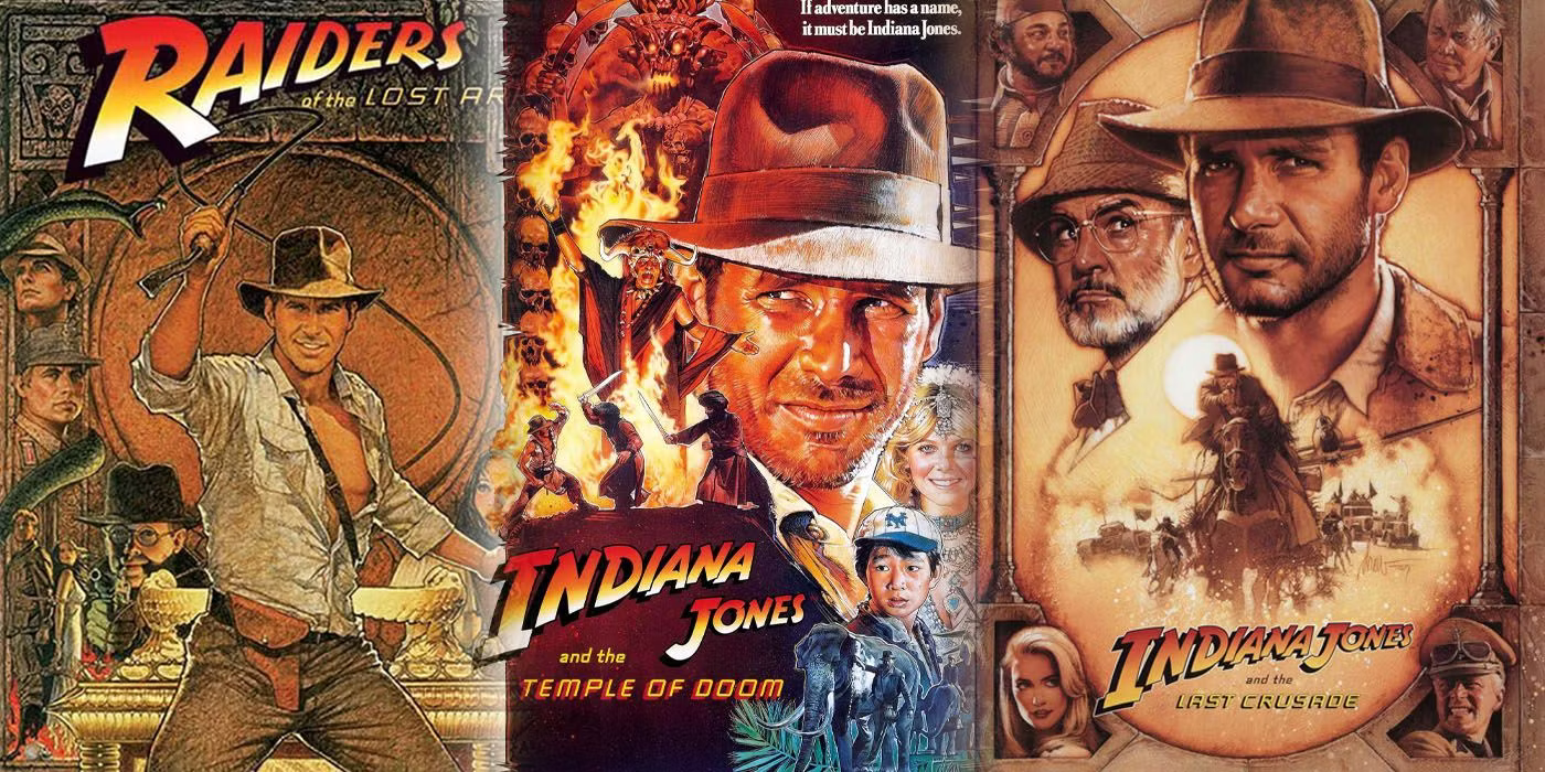 Trilogía original de las películas de la saga Indiana Jones