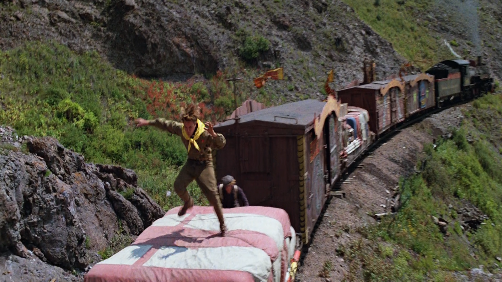Escena de la persecución de tren en Indiana Jones y la última cruzada (1989)