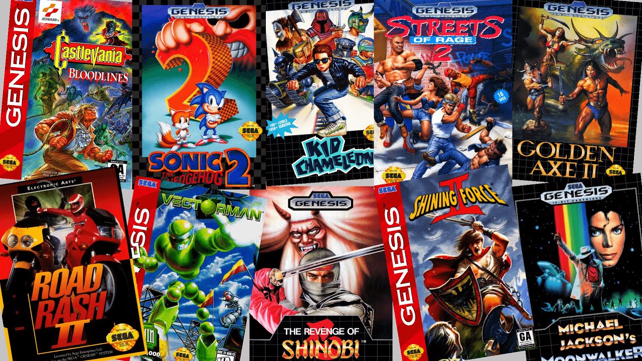 Ejemplos de títulos arcade muy conocidos de Sega Mega Drive Ejemplos de títulos arcade muy conocidos de Sega Mega Drive
