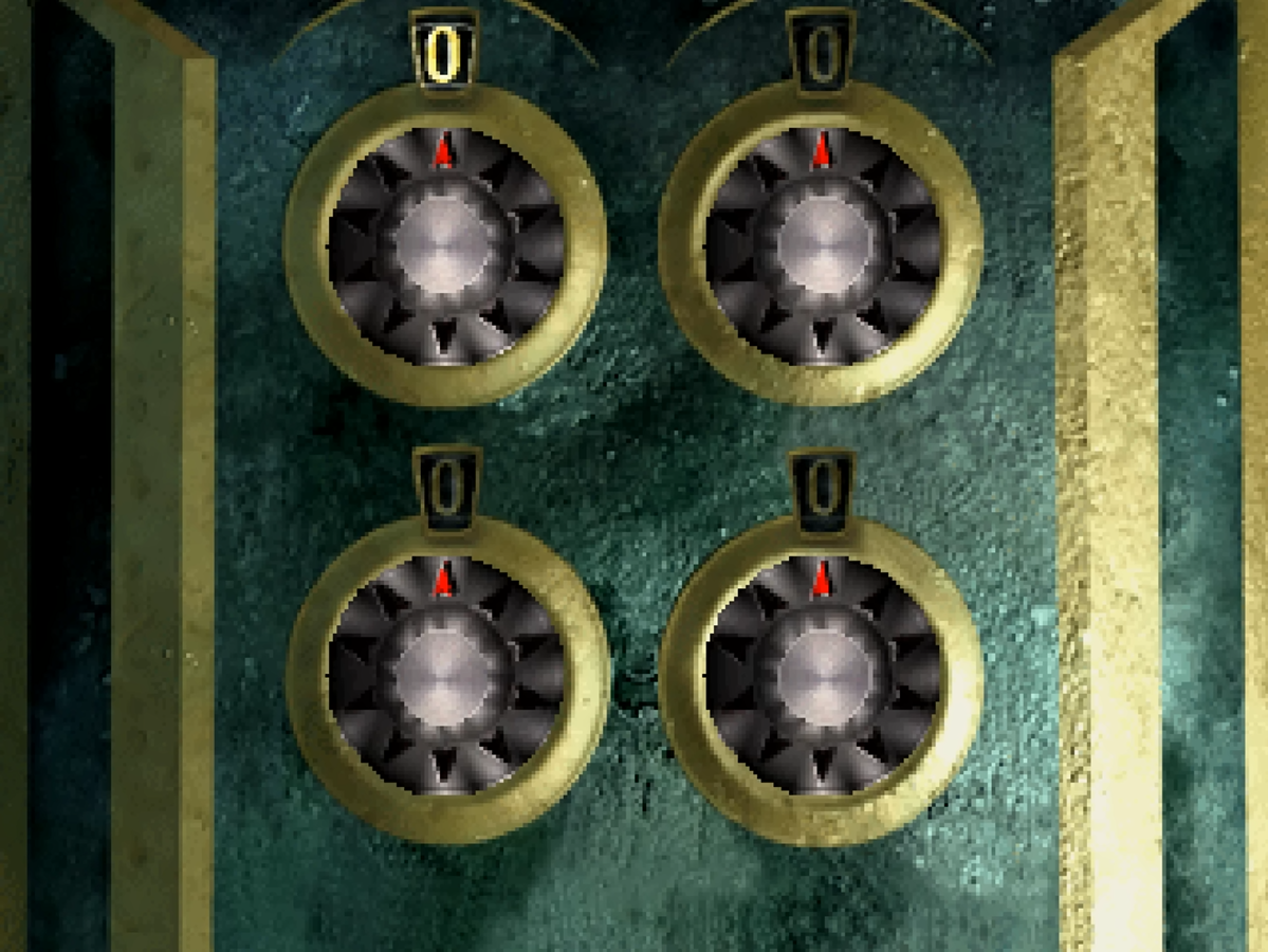 Puzle de la biblioteca de Edward Carnby en Alone in the Dark: The New Nightmare (2001)