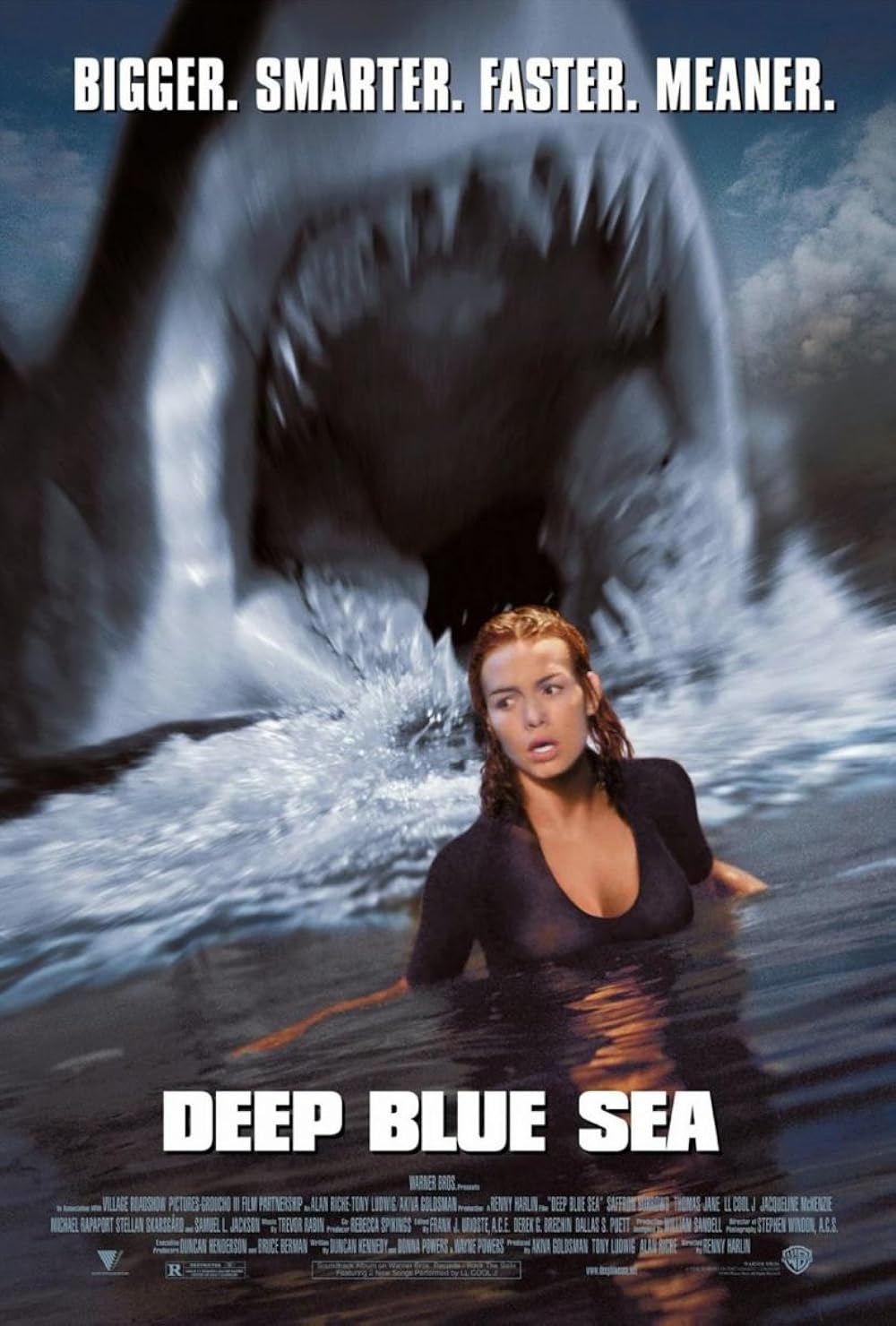 Deep Blue Sea (1999): ¡un clásico del cine de terror submarino! 2 Deep Blue Sea caratula