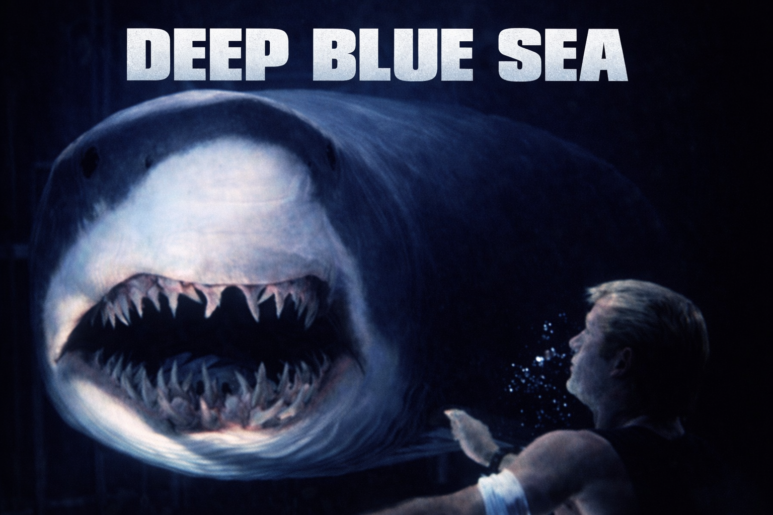 Deep blue sea poster