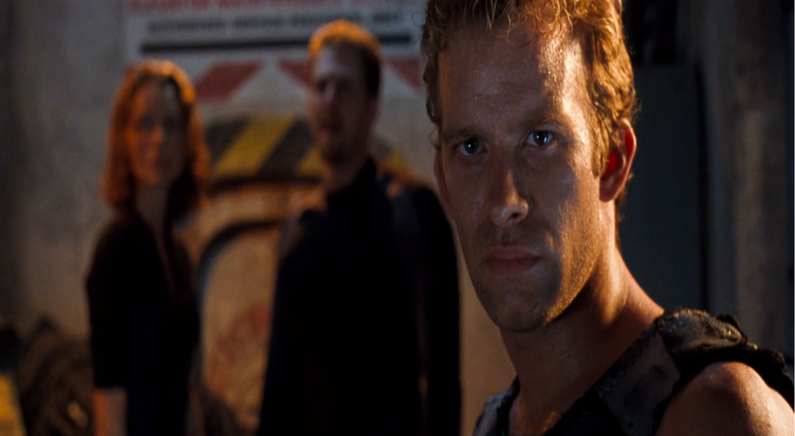 Thomas Jane interpretando al cuidador de tiburones Carter Blake en Deep Blue Sea (1999) Thomas Jane interpretando al cuidador de tiburones Carter Blake en Deep Blue Sea (1999)