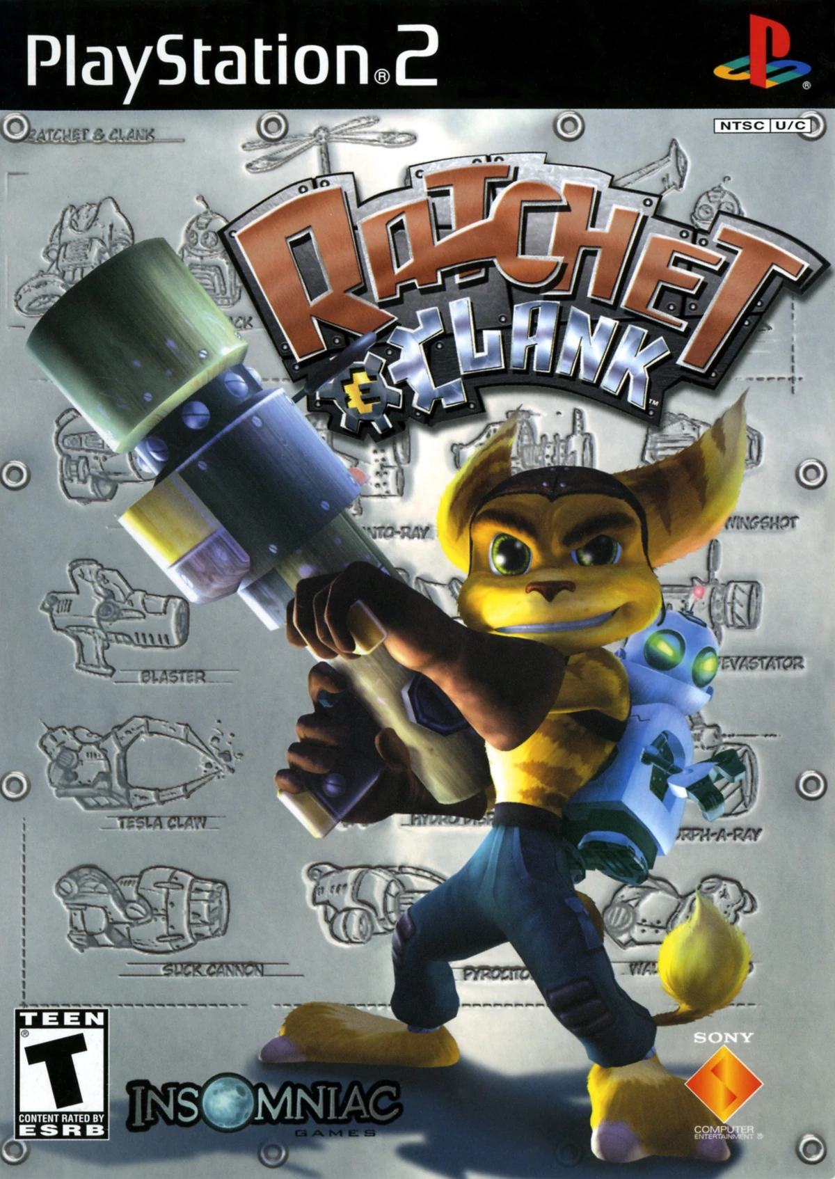 Ratchet & Clank (2002): el origen de dos leyendas galácticas 2 Ratchet Clank portada America